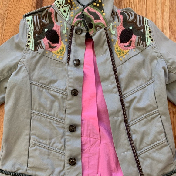 Oilily jacket 128 - size 8 - worn once - unbelievable design and embroidery! - Picture 3 of 9